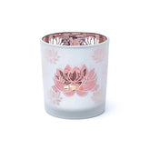 Lotus-Windlicht aus Glas