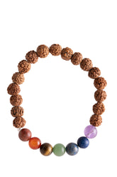 Chakra Rudraksha Armband – Seelenecho