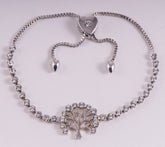 Yggdrasil Armband mit Strasssteinen – Seelenecho