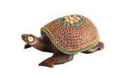 Zauberschildkröte groß aus Eukalyptusholz – 13 cm