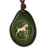 Sternzeichen-Amulett Grün Widder – Seelenecho