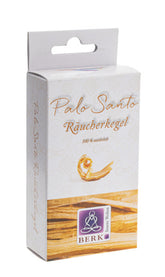 Palo Santo Räucherkegel – Pyramidenform (inkl. Keramikhalter)
