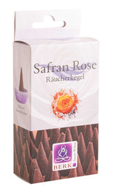 Räucherkegel Safran Rose