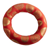 Klangschalenkissen 26 cm, rot – Seelenecho