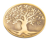 Baum des Lebens Halter Bronze Weißmetall, bronze platiniert, rund – Seelenecho
