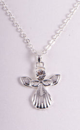 Schutzengel Anhänger m. 50cm Kette – Seelenecho