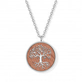 Lebensbaum auf Walnussholz – Stärke, Wandel & innere Kraft