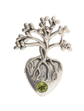Yggdrasil mit Peridot 925 Sterling Silber – Seelenecho