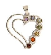 Chakra Herz Anhänger 925er Silber – Seelenecho