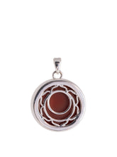 Sakral-Chakra Anhänger mit Karneol und Kette – Seelenecho