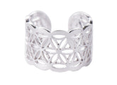 Blume des Lebens Ring aus 925 Sterling Silber – Seelenecho