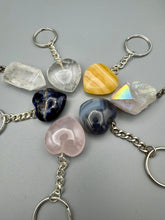 Edelstein Herz Schlüsselanhänger – Kraftstein für unterwegs