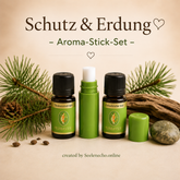 Schutz & Erdung – Aroma-Stick-Set mit Teebaumöl Bio & Zirbelkiefer Bio