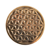 Messingmünze Blume des Lebens – Ø 5,5 cm