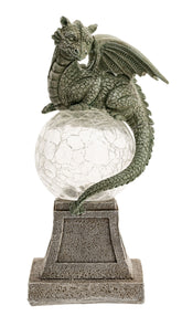 Wächterdrache mit Solarlicht – Kunstharz