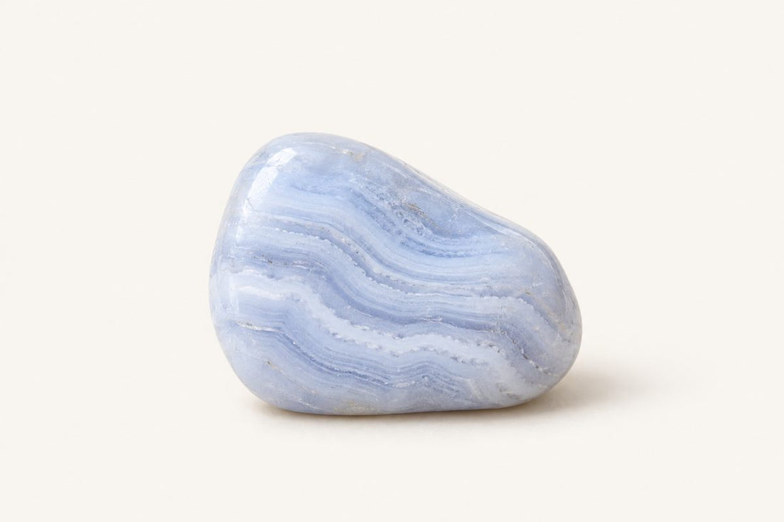 Blauer Spitzachat