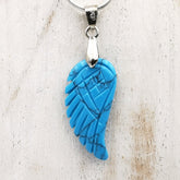 Edelstein Flügel Anhänger