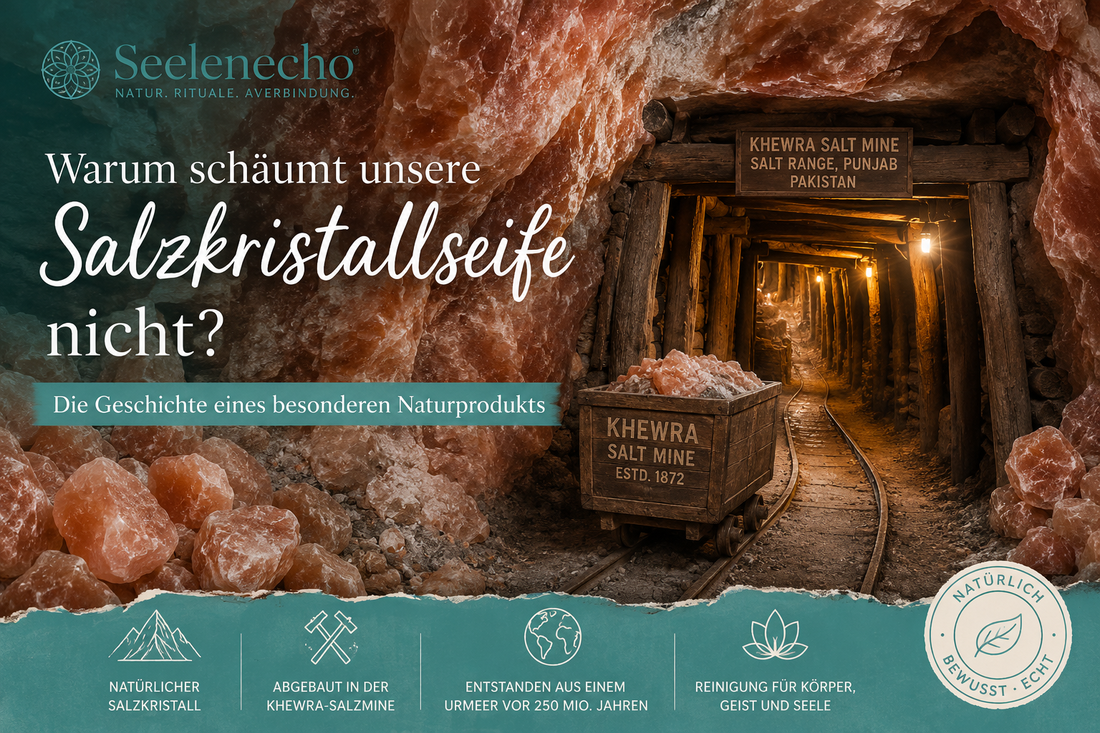 Warum schäumt unsere Salzkristallseife nicht?