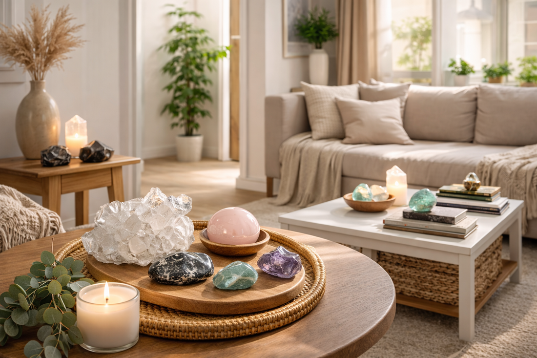 Heilsteine im Wohnraum – welche Energie wo unterstützt