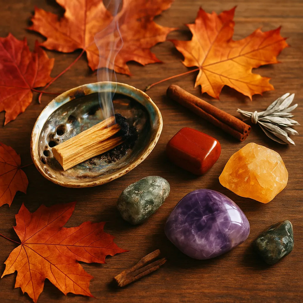 Herbstzauber – Heilsteine und Düfte für den Wandel der Jahreszeit