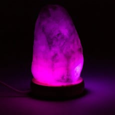 Mini Mood Salzlampe – weiß | USB LED | ca. 600 g  ca. 12cm