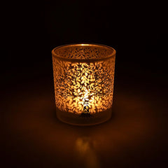 Windlicht Lebensbaum aus Glas – warmes Kerzenlicht mit der Symbolik des Lebensbaums