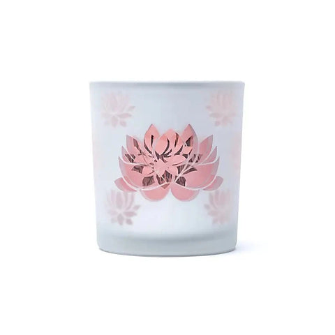 Lotus-Windlicht aus Glas – stimmungsvolles Kerzenlicht mit symbolischer Bedeutung