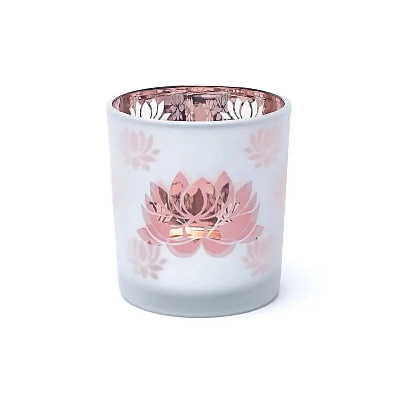 Lotus-Windlicht aus Glas – stimmungsvolles Kerzenlicht mit symbolischer Bedeutung