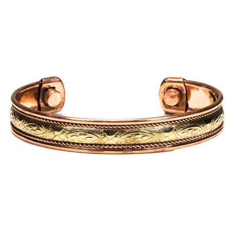 Magnetisches Kupferarmband 2er-Set, Detailansicht