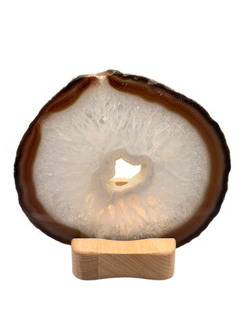 Teelichthalter mit Achatscheibe – Ansicht 9