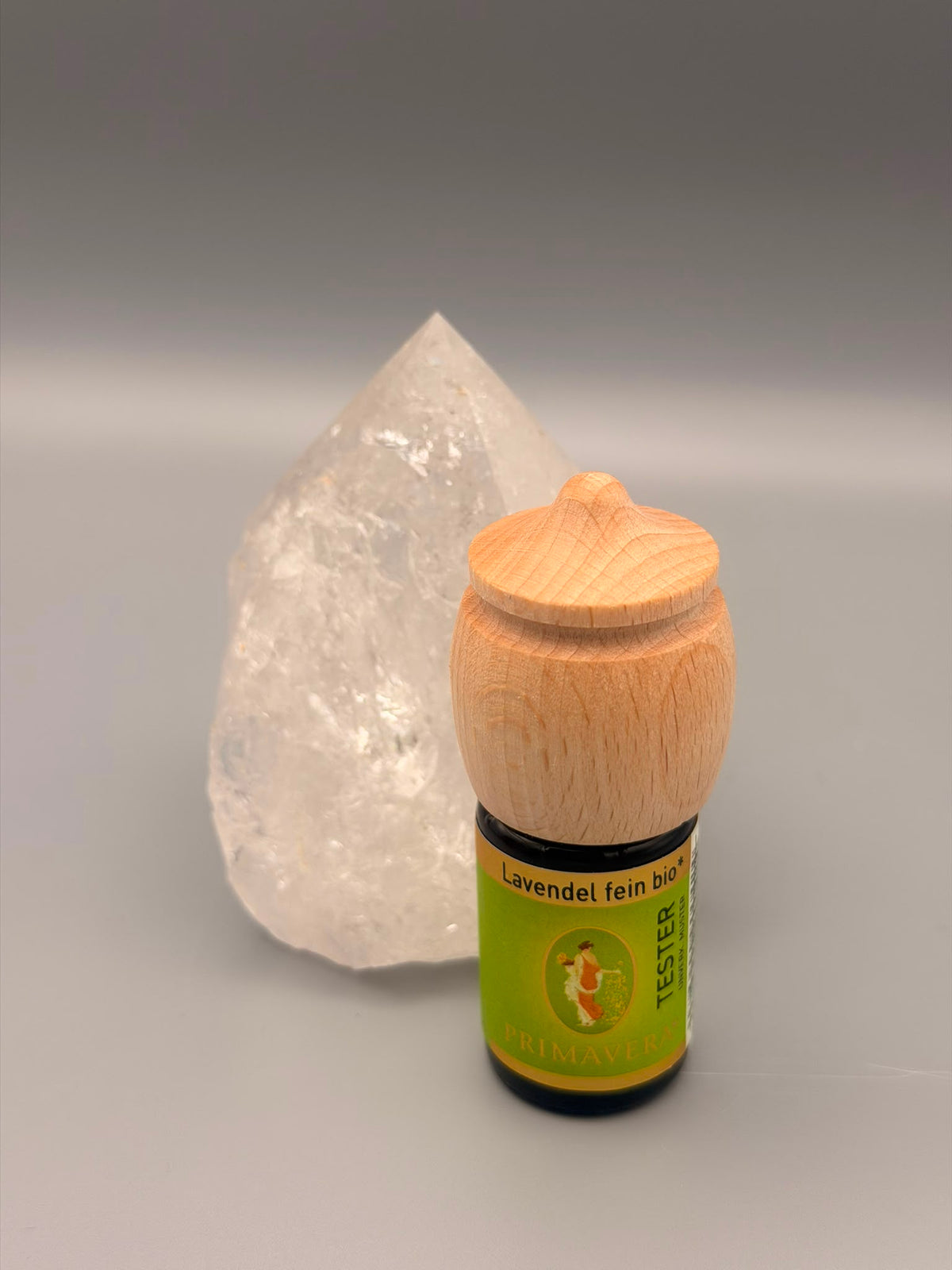 Verschlusskappe aus Buchenholz für ätherische Öle – Natürlicher Duftdiffuser