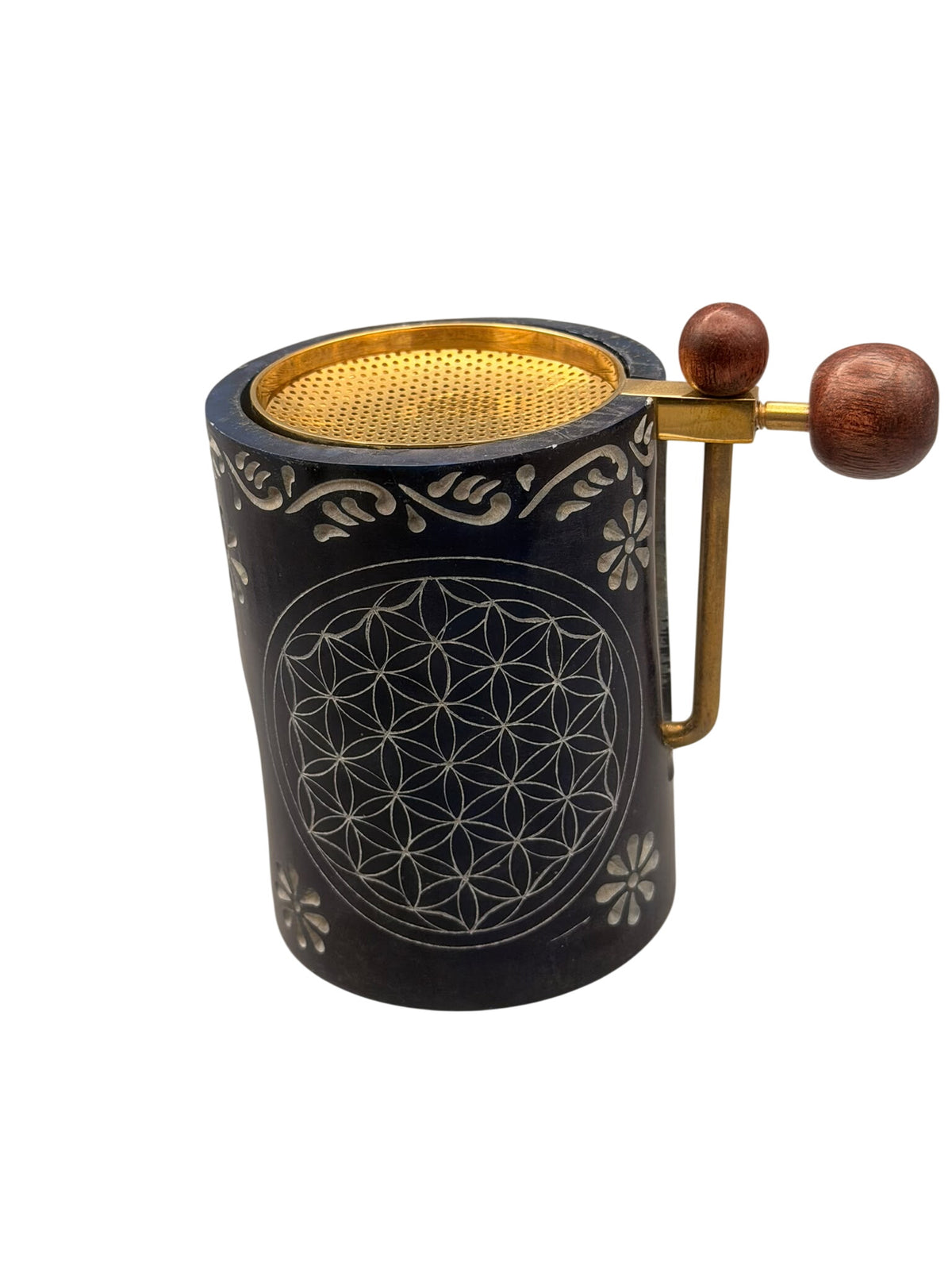 Premium Räucherstövchen „Blume des Lebens“