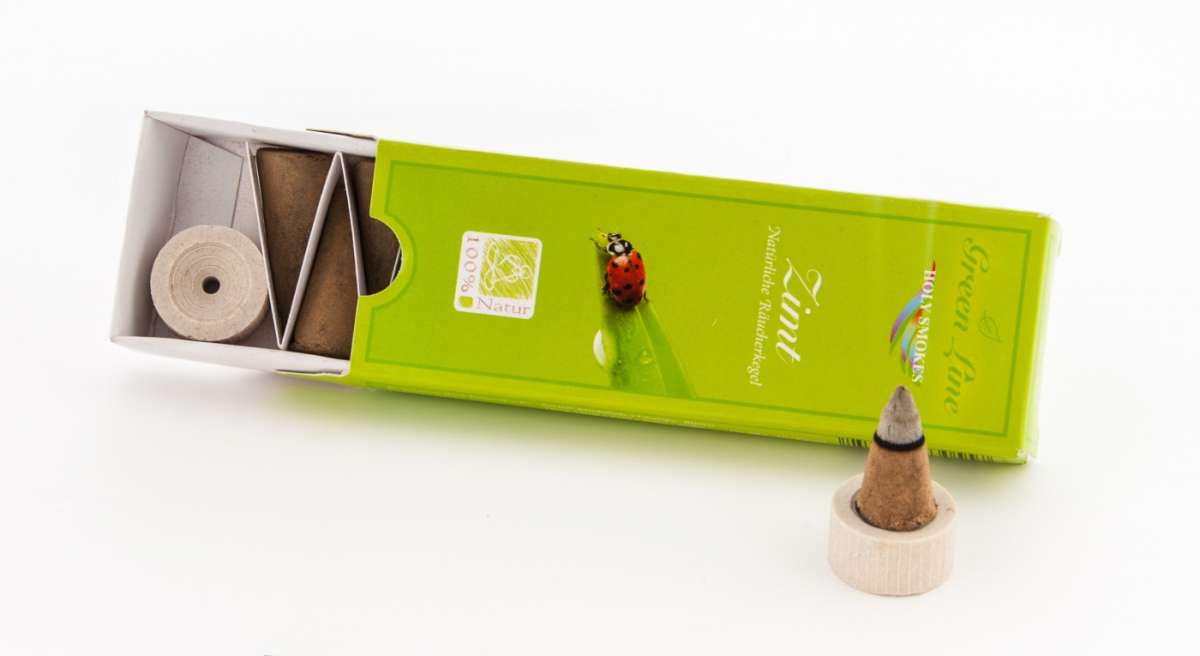 Zimt Räucherkegel - Green Line 16 g (10 Kegel)