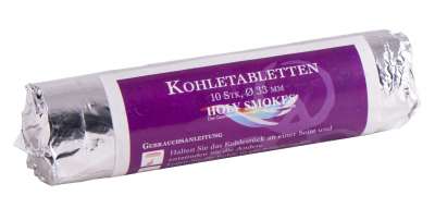 Kohletabletten 3,3 cm (1Rolle 10 Tabletten)