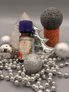 Weihnachtsduft Geschenkset – Naturreines Duftöl mit Lavastein-Diffuser | Seelenecho