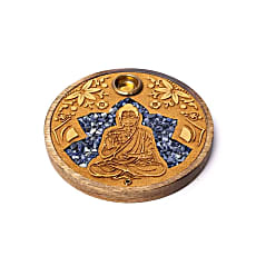 Räucherstäbchen &amp; Kegelhalter Buddha Sodalit