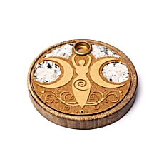 Räucherstäbchen &amp; Kegelhalter Mondgottheit Mondstein