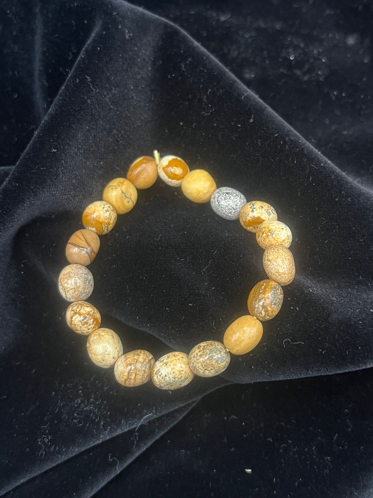 Landschaftsjaspis Armband – Erdung, innere Stärke und Naturverbundenheit