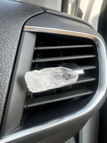 Bergkristall Autolüftungsstecker – Klarheit, Schutz & Energie auf allen Wegen