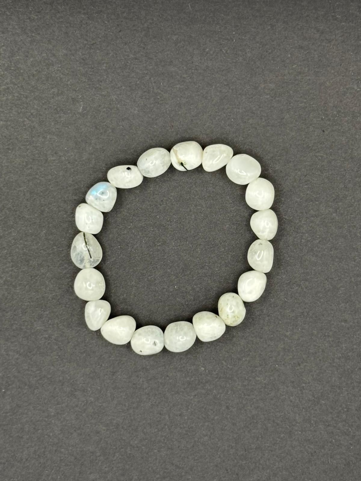 Turmalinquarz Armband (Natur-Nugget, poliert) – Schutz, Klarheit und transformierende Kraft