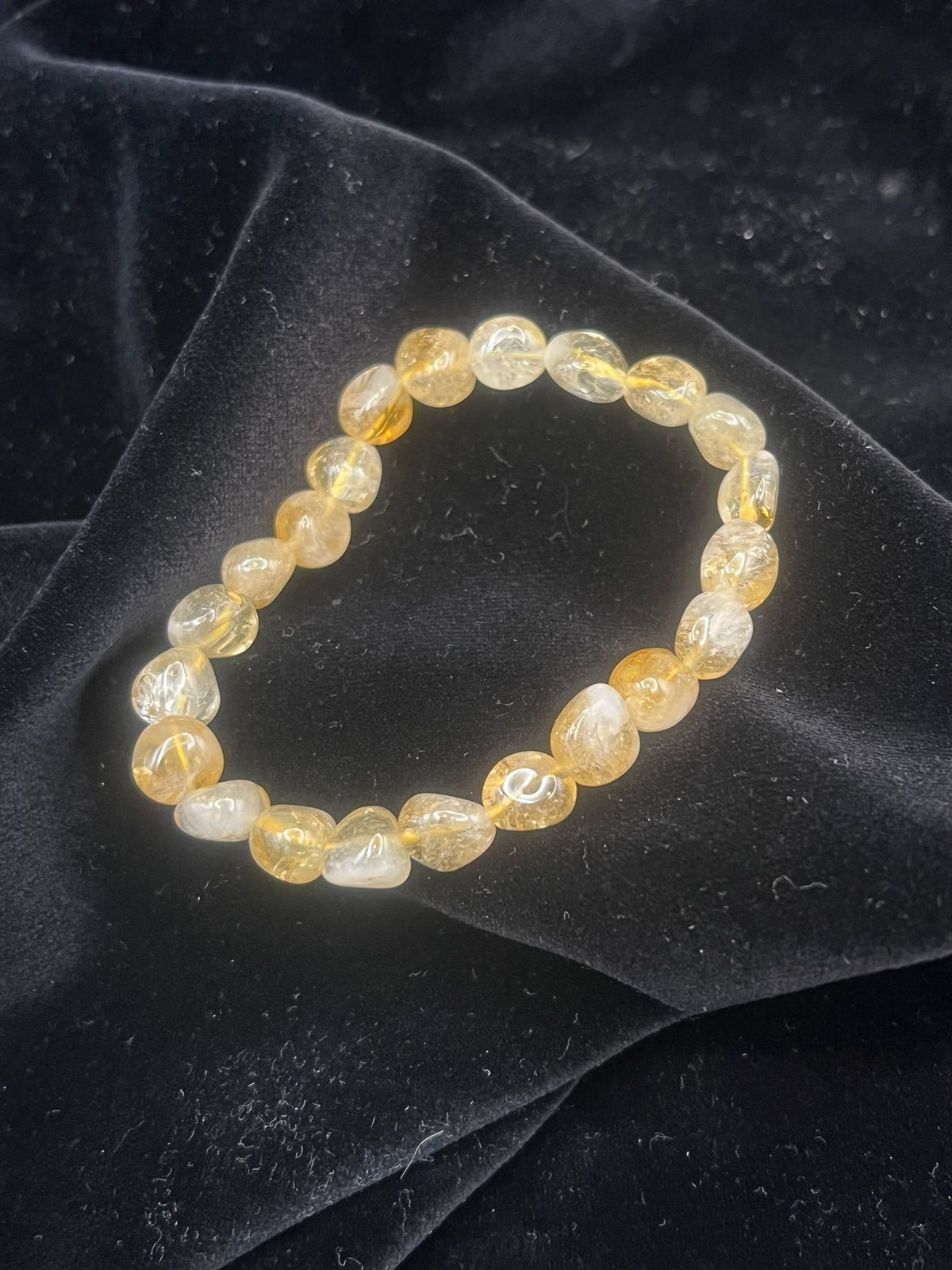 Citrin Armband (Natur-Nugget, poliert) – Lebensfreude, Fülle und innere Sonne