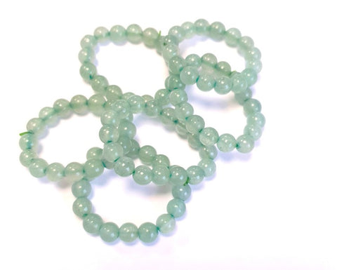 Steinring Aventurin – Kugel 4 mm, auf Gummizug