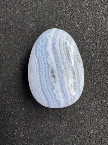 Blauer Spitzachat – Sanfte Kommunikation, Gelassenheit und seelischer Frieden