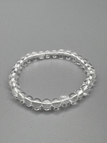 Bergkristall Armband 6 mm – Klarheit, Lichtkraft und Energiefluss