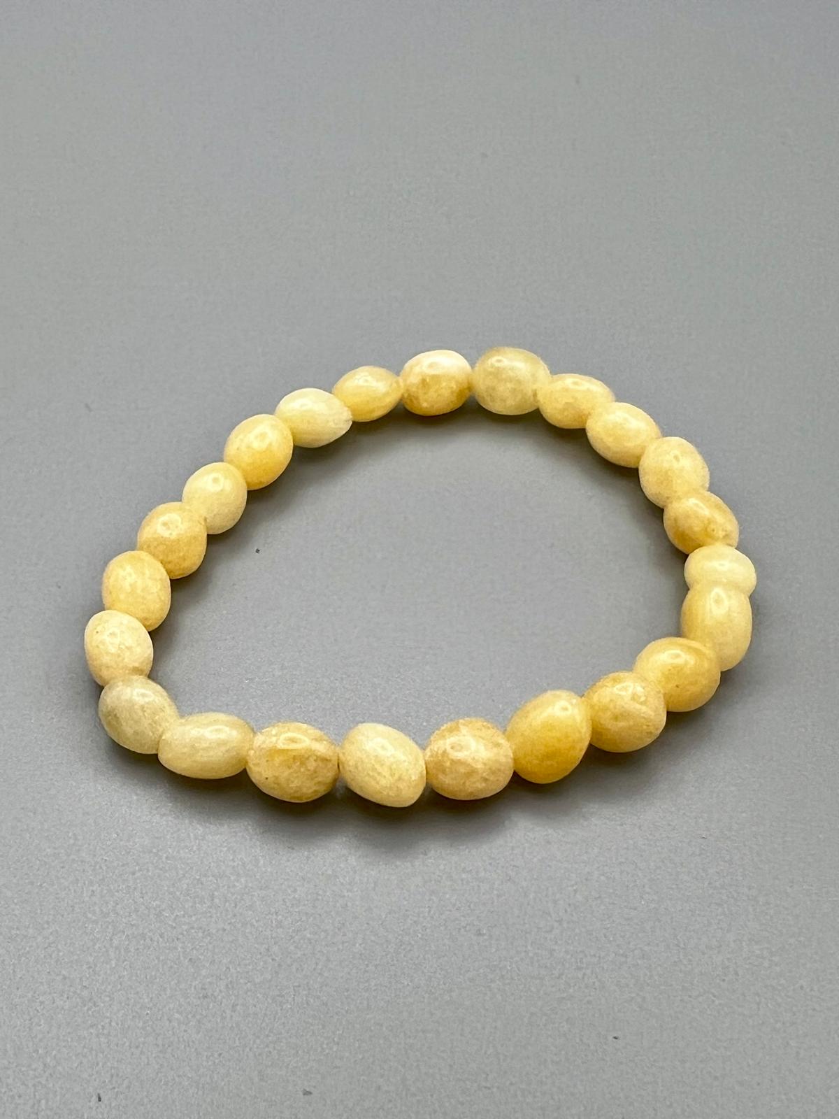 Orangencalcit-Armband – Lebensenergie und kreative Kraft