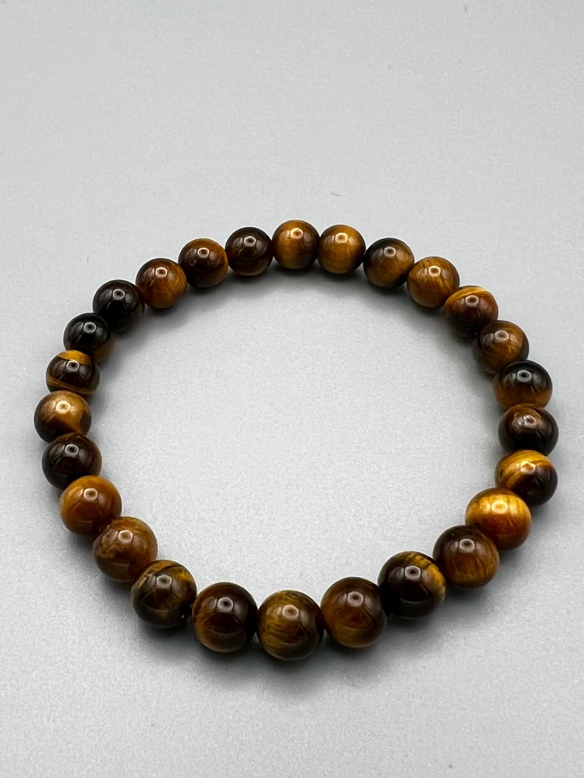 Tigerauge – Mut und Klarheit 8mm Perle