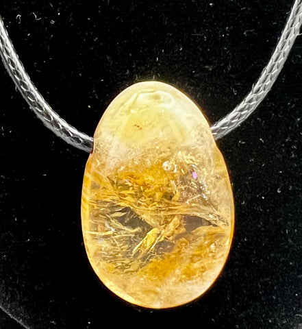 Citrin Kettenanhänger – Lebensfreude, Fülle & Energie