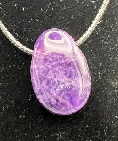 Amethyst Kettenanhänger – Schutz, Intuition &amp; innere Ruhe