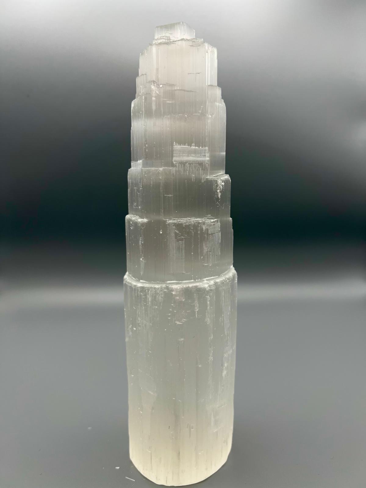 Selenit Spitze (ca. 20 cm) – Licht, Klarheit &amp; Reinigung