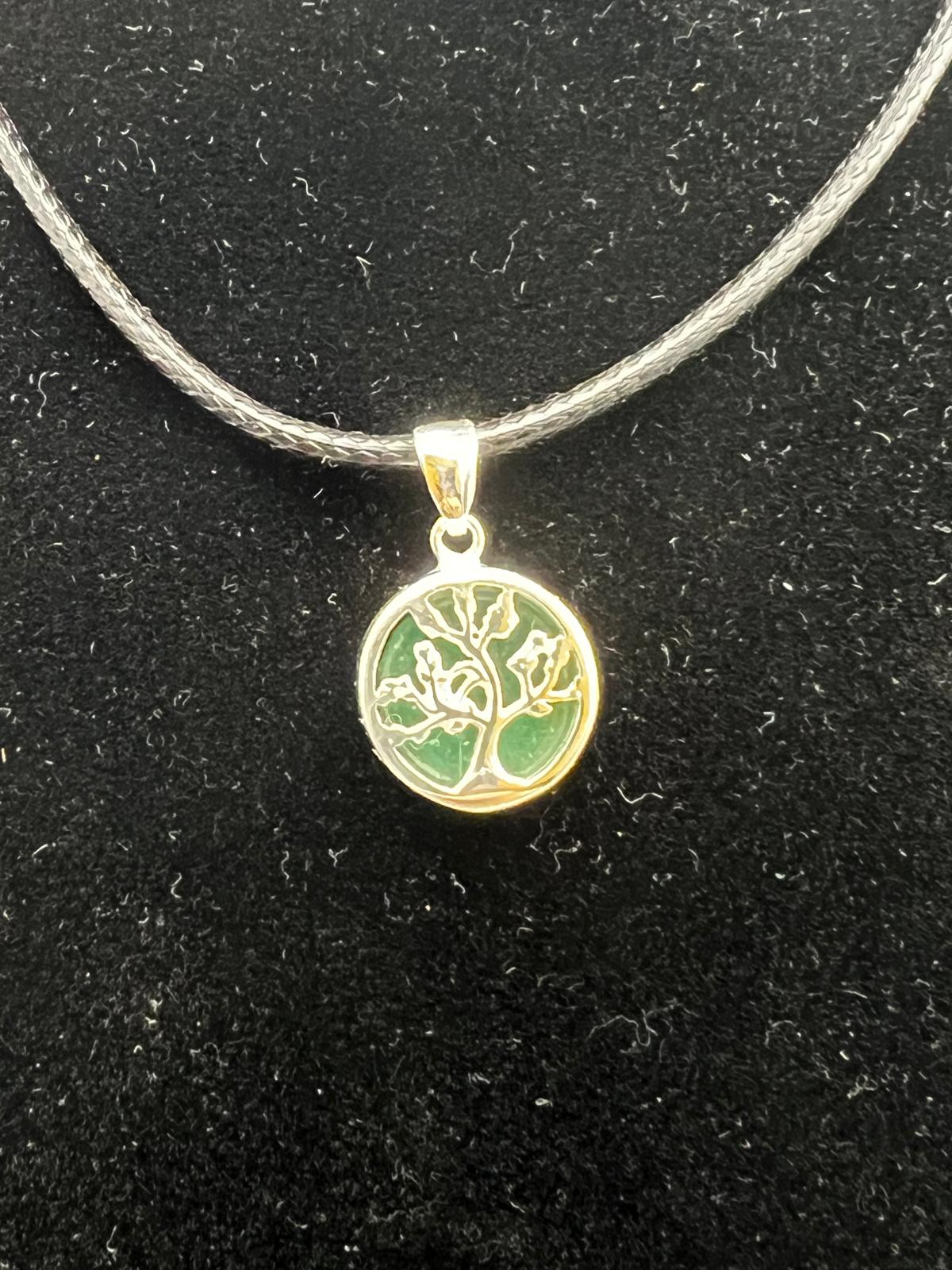 Lebensbaum-Anhänger mit Aventurin – Glück &amp; innere Ruhe